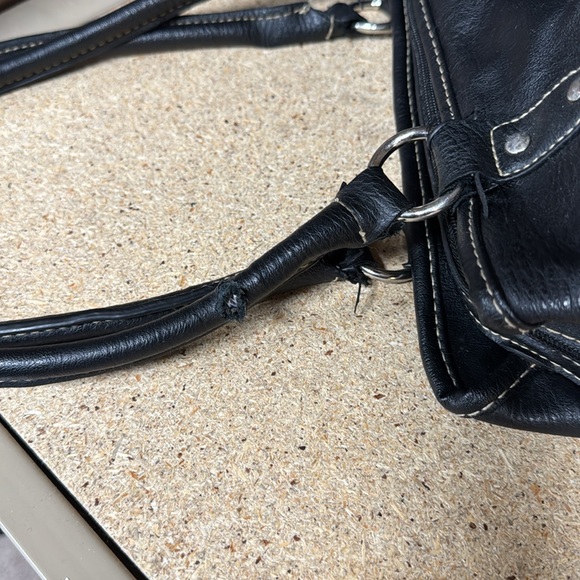 Black Silver Hardware Vintage purse. - Picture 5 of 16